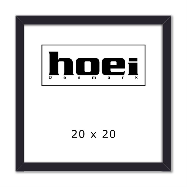 Sort fa keret fényképekhez és poszterekhez, 20 x 20 cm
