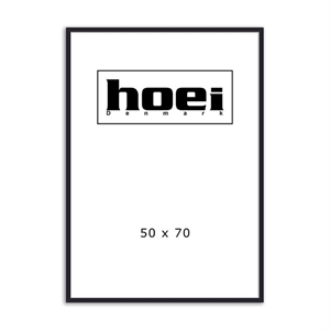 Sorter træramme til fotos og plakater 50 x 70 cm