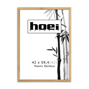 Bambusz fa keret fényképekhez és plakátokhoz, mérete 42 x 59,4 cm (A2)