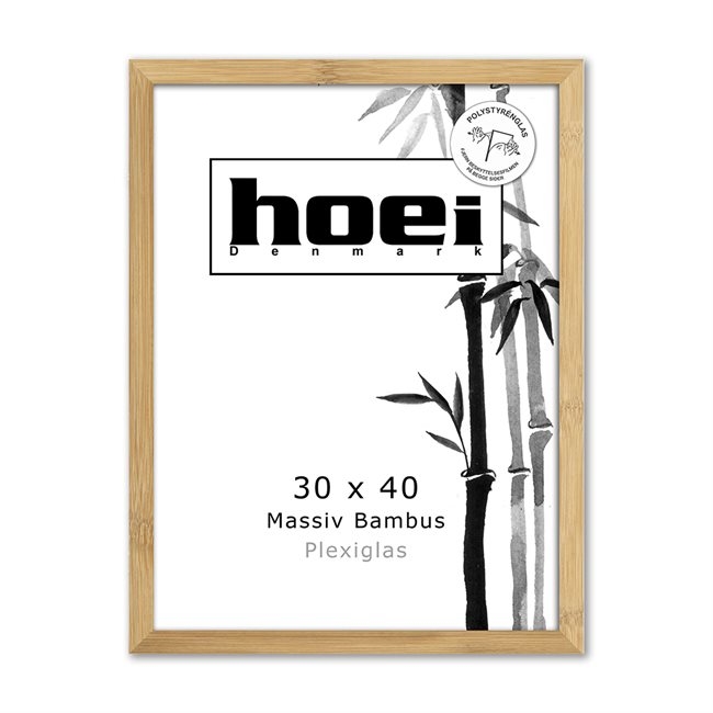 Bambusz fakeret fotókhoz és plakátokhoz 30 x 40 PLEXI cm
