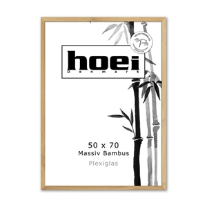Bambusz képkeret fotókhoz és plakátokhoz 50 x 70 PLEXI cm