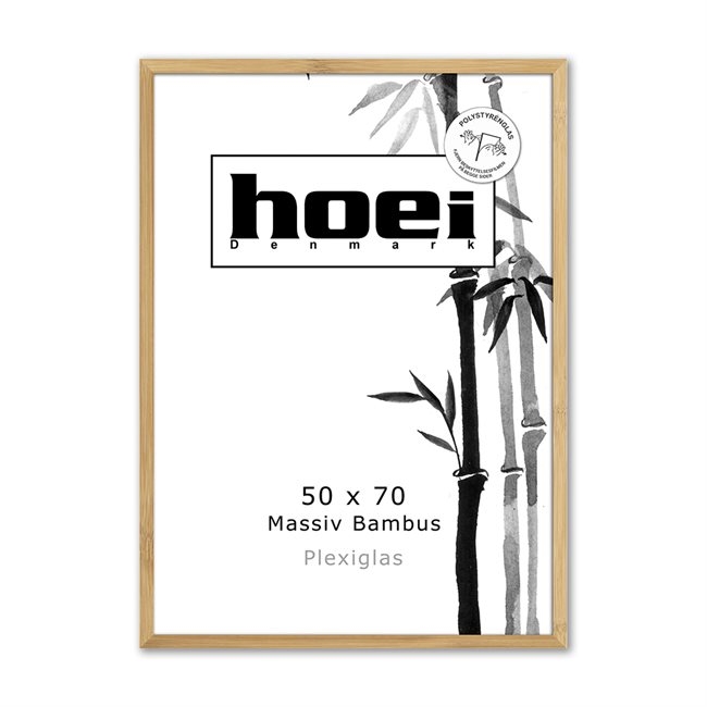 Bambusz képkeret fotókhoz és plakátokhoz 50 x 70 PLEXI cm