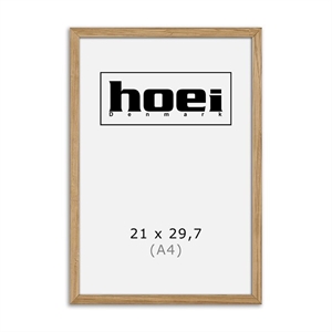 Masszív tölgyfa keret fényképekhez és plakátokhoz 21 x 29,7 cm (A4)