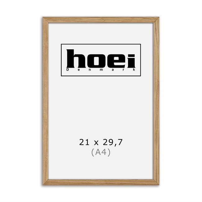 Masszív tölgyfa keret fényképekhez és plakátokhoz 21 x 29,7 cm (A4)