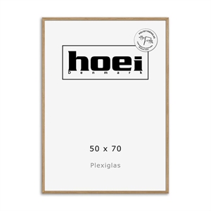 Masszív tömör tölgyfa keret fényképekhez és poszterekhez 50 x 70 PLEXI cm