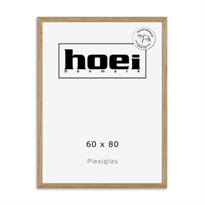Masszív tölgyfa keret fényképekhez és plakátokhoz 60 x 80 PLEXI cm