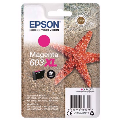 Epson T03U Magenta 603XL Tintapatron