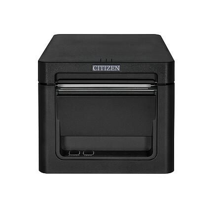 Citizen CT-E651, 8 pont/mm (203 dpi), vágó, USB, USB Host, Lightning, fekete