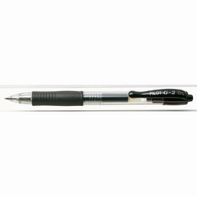 Pilot Gelpen m/klik G-2 0,5 fekete
