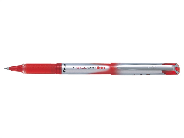 Pilot Ball-liner m/hætte V-Ball Grip 0,7 piros