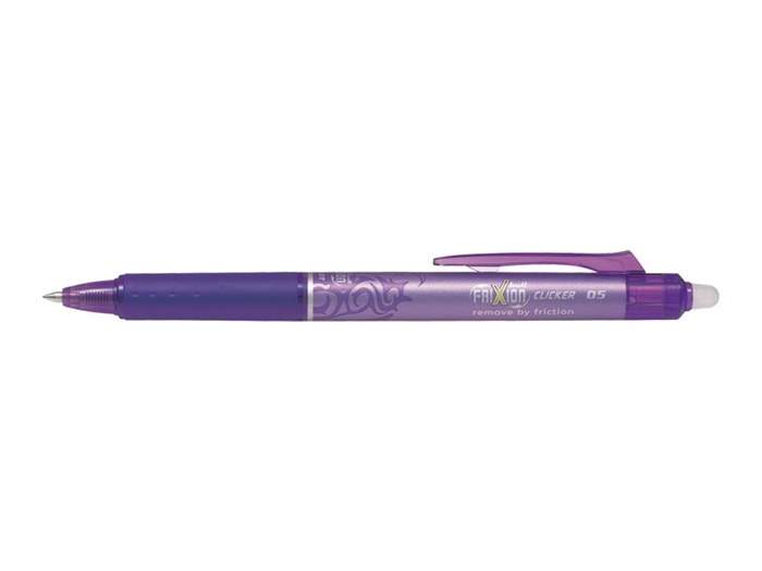 Pilot Frixion Clicker m/klik 0,5 lila