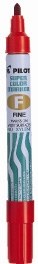 Pilot Marker Super Color kerek 1,0mm piros