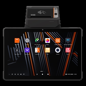 Sunmi Sunmi V3 MIX - A13, 4G+32G, 2M első kamera, SS1104, NFC, Ujjlenyomat, 80 mm-es nyomtató, 4G, EU adapter, GMS-EDLA