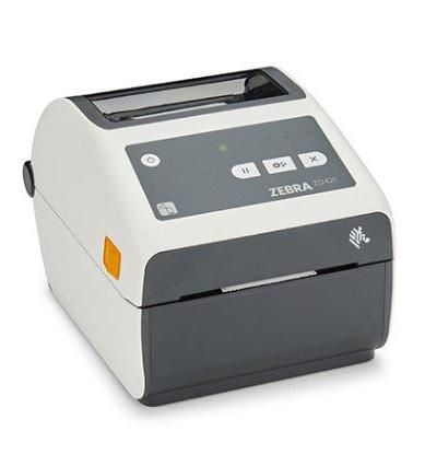 Zebra ZD421t Healthcare, 12 pont/mm (300 dpi), RTC, USB, USB Host, BT (BLE), Ethernet, fehér