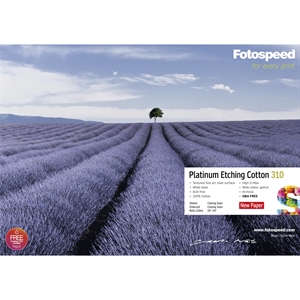 Fotospeed Platinum Etching Cotton 310 g/m² - 24" x 15 méter