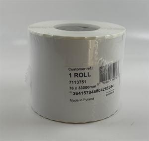 Epson High Gloss Label, végtelen tekercs, 76 mm x 33 méter